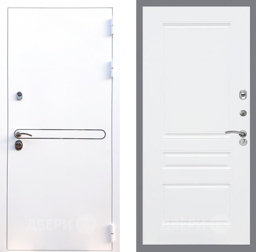Входная металлическая Дверь Стоп Лайн Вайт ФЛ-243 Силк Сноу в Лыткарино