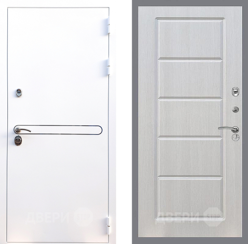 Входная металлическая Дверь Стоп Лайн Вайт ФЛ-39 Лиственница беж в Лыткарино