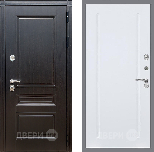 Входная металлическая Дверь Стоп МЕГАПОЛИС ФЛ-68 Силк Сноу в Лыткарино