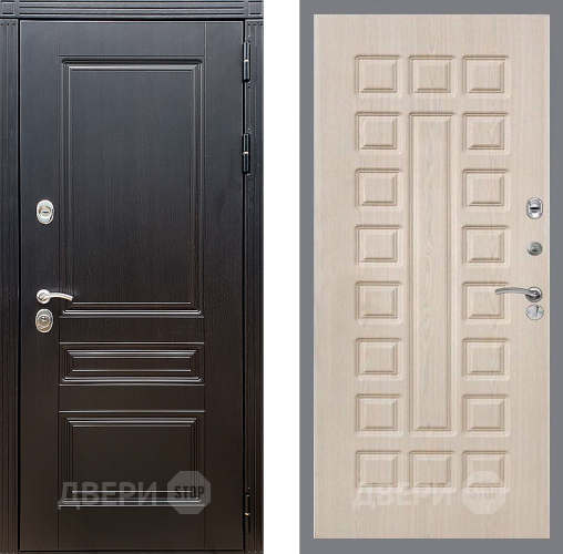 Входная металлическая Дверь Стоп МЕГАПОЛИС ФЛ-183 Беленый дуб в Лыткарино