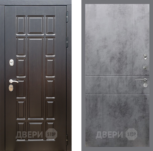 Входная металлическая Дверь Стоп НЬЮ ЙОРК ФЛ-290 Бетон темный в Лыткарино