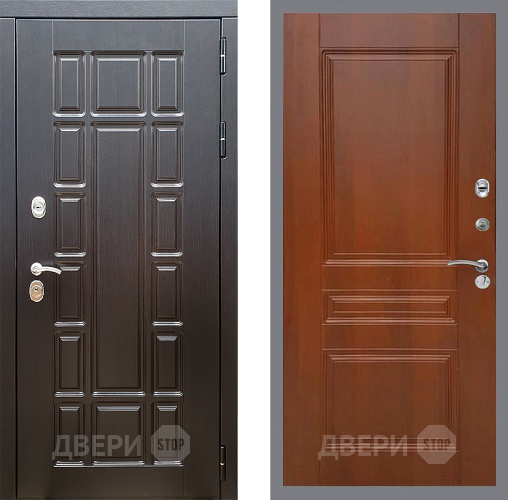 Входная металлическая Дверь Стоп НЬЮ ЙОРК ФЛ-243 Итальянский орех в Лыткарино
