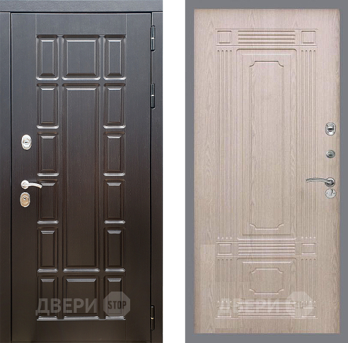 Входная металлическая Дверь Стоп НЬЮ ЙОРК ФЛ-2 Беленый дуб в Лыткарино