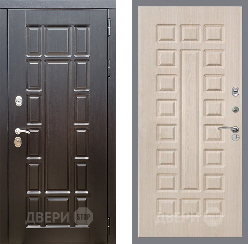 Входная металлическая Дверь Стоп НЬЮ ЙОРК ФЛ-183 Беленый дуб в Лыткарино