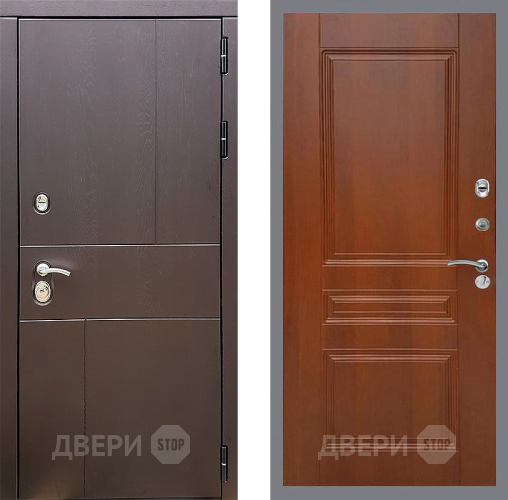 Входная металлическая Дверь Стоп УРБАН ФЛ-243 Итальянский орех в Лыткарино