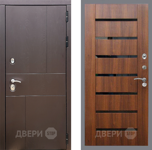 Входная металлическая Дверь Стоп УРБАН СБ-14 Орех бренди в Лыткарино