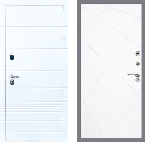 Входная металлическая Дверь Стоп ТРЕНДО ФЛ-291 Силк Сноу в Лыткарино