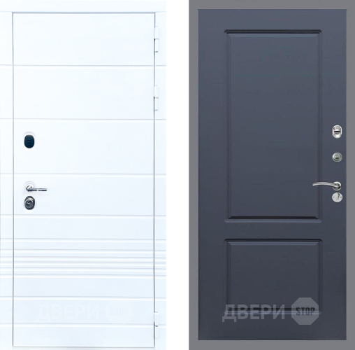 Входная металлическая Дверь Стоп ТРЕНДО ФЛ-117 Силк титан в Лыткарино