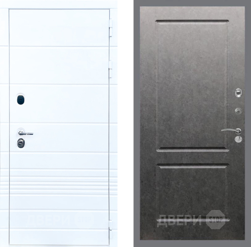 Входная металлическая Дверь Стоп ТРЕНДО ФЛ-117 Штукатурка графит в Лыткарино