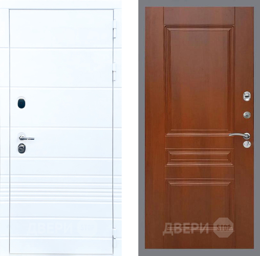 Входная металлическая Дверь Стоп ТРЕНДО ФЛ-243 Итальянский орех в Лыткарино