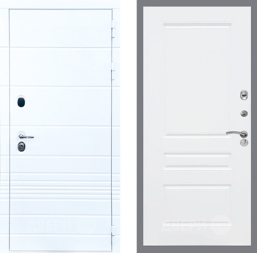 Входная металлическая Дверь Стоп ТРЕНДО ФЛ-243 Силк Сноу в Лыткарино