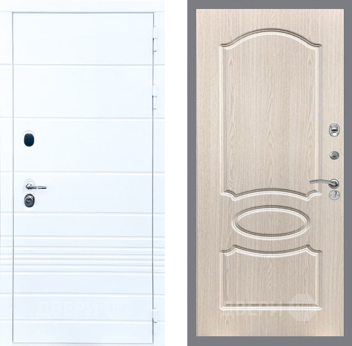 Дверь Стоп ТРЕНДО ФЛ-128 Беленый дуб в Лыткарино