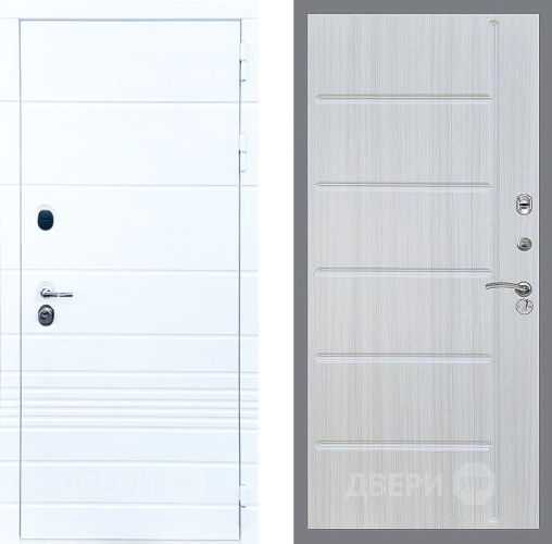 Входная металлическая Дверь Стоп ТРЕНДО ФЛ-102 Сандал белый в Лыткарино