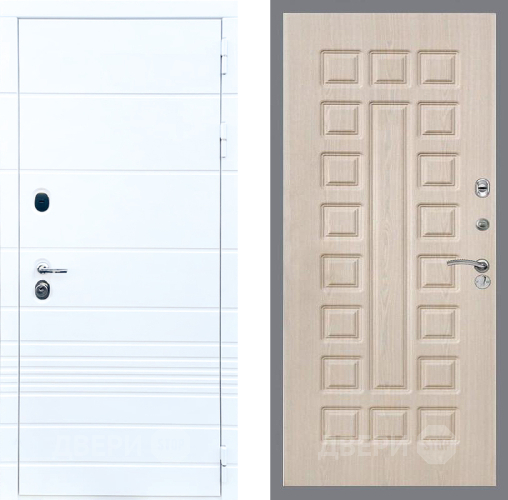 Входная металлическая Дверь Стоп ТРЕНДО ФЛ-183 Беленый дуб в Лыткарино