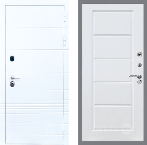 Входная металлическая Дверь Стоп ТРЕНДО ФЛ-39 Силк Сноу в Лыткарино