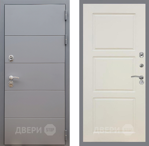 Входная металлическая Дверь Стоп АРТ ГРАФИТ ФЛ-3 Шампань в Лыткарино