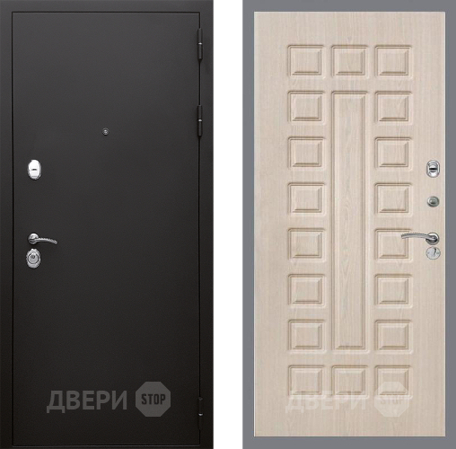 Входная металлическая Дверь Стоп КЛАССИК Шагрень ФЛ-183 Беленый дуб в Лыткарино