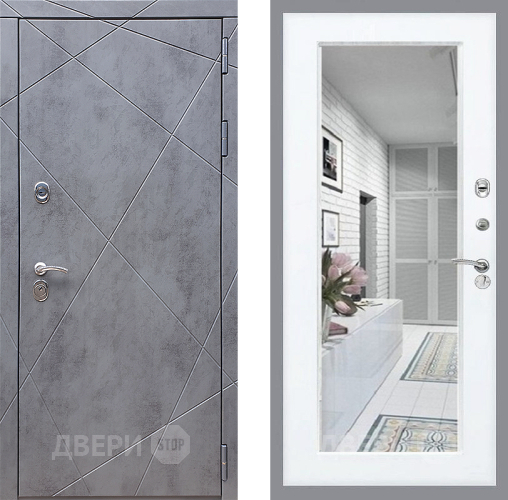 Входная металлическая Дверь Стоп Лучи Зеркало Силк Сноу в Лыткарино