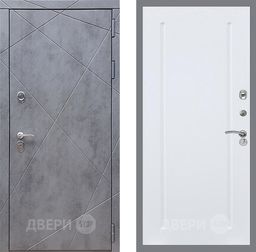 Входная металлическая Дверь Стоп Лучи ФЛ-68 Силк Сноу в Лыткарино