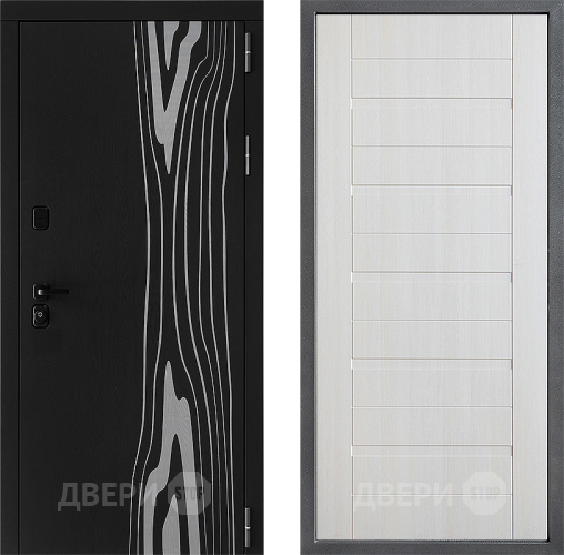 Входная металлическая Дверь Дверной континент ДК-12 ФЛ-70 Лиственница белая в Лыткарино