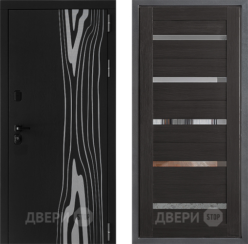 Входная металлическая Дверь Дверной континент ДК-12 ФЛ-47 Венге в Лыткарино