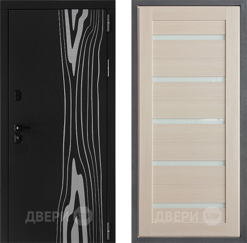 Входная металлическая Дверь Дверной континент ДК-12 ФЛ-47 Лиственница белая в Лыткарино