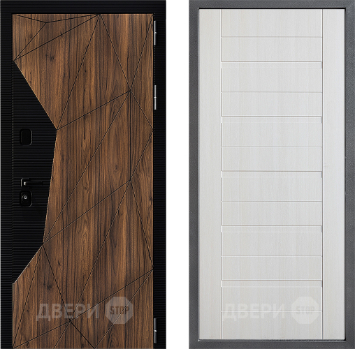 Входная металлическая Дверь Дверной континент ДК-11 ФЛ-70 Лиственница белая в Лыткарино