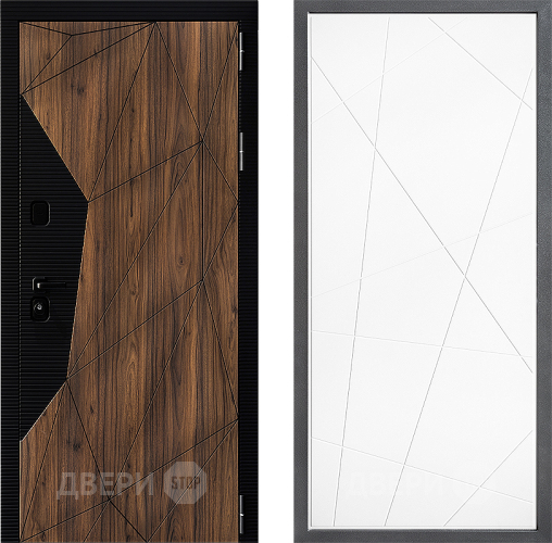 Входная металлическая Дверь Дверной континент ДК-11 ФЛ-655 Белый софт в Лыткарино