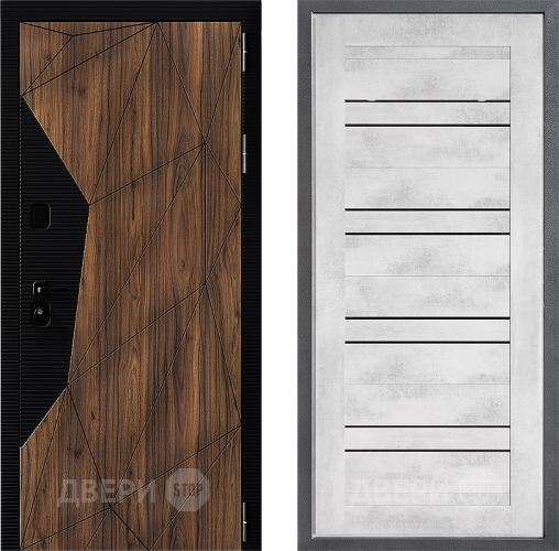 Дверь Дверной континент ДК-11 ФЛ-49 Бетон снежный в Лыткарино