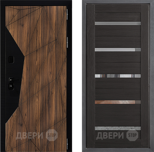 Входная металлическая Дверь Дверной континент ДК-11 ФЛ-47 Венге в Лыткарино