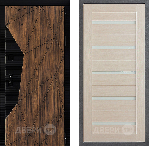 Входная металлическая Дверь Дверной континент ДК-11 ФЛ-47 Лиственница белая в Лыткарино