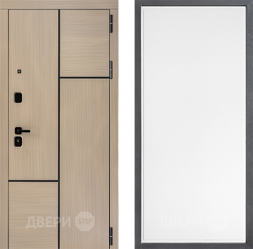 Входная металлическая Дверь Дверной континент ДК-14 ФЛ-649 Белый софт в Лыткарино