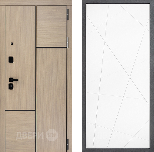 Входная металлическая Дверь Дверной континент ДК-14 ФЛ-655 Белый софт в Лыткарино