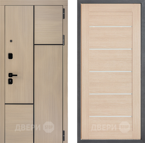 Входная металлическая Дверь Дверной континент ДК-14 ФЛ-46 Капучино в Лыткарино