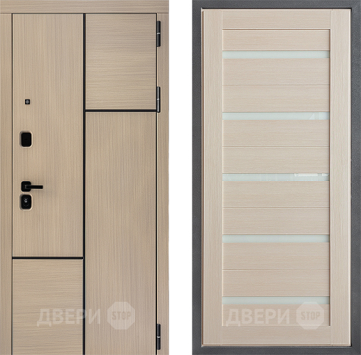 Входная металлическая Дверь Дверной континент ДК-14 ФЛ-47 Капучино в Лыткарино