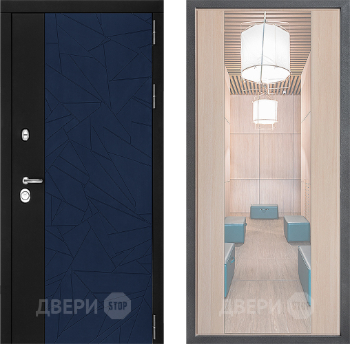 Дверь Дверной континент ДК-9 ФЛЗ-1 Зеркало Капучино в Лыткарино