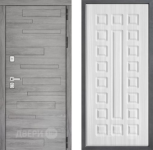 Входная металлическая Дверь Дверной континент ДК-10 ФЛ-183 Сандал белый в Лыткарино