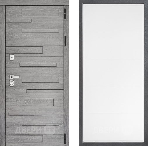 Входная металлическая Дверь Дверной континент ДК-10 ФЛ-649 Белый софт в Лыткарино