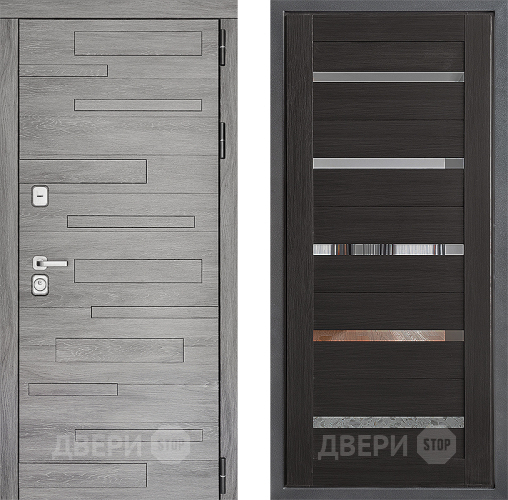 Входная металлическая Дверь Дверной континент ДК-10 ФЛ-47 Венге в Лыткарино