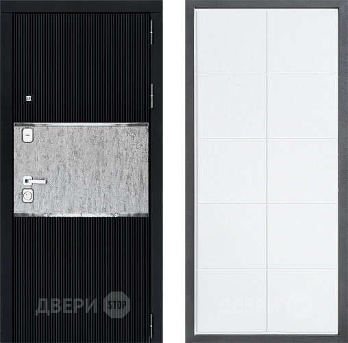 Входная металлическая Дверь Дверной континент ДК-13 ФЛ-Кватро Белое дерево в Лыткарино