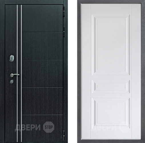 Входная металлическая Дверь Дверной континент Теплолюкс Дизайн ФЛ-243 Альберо Браш серебро в Лыткарино