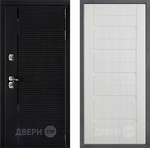 Входная металлическая Дверь Дверной континент ДК-1 ФЛ-70 Лиственница белая в Лыткарино