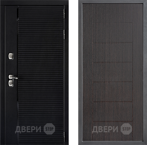 Входная металлическая Дверь Дверной континент ДК-1 ФЛ-Лайн Венге в Лыткарино