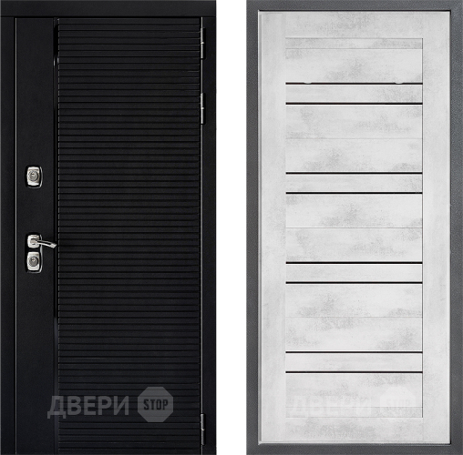 Входная металлическая Дверь Дверной континент ДК-1 ФЛ-49 Бетон снежный в Лыткарино