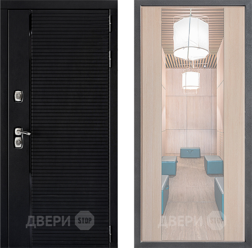 Дверь Дверной континент ДК-1 ФЛЗ-1 Зеркало Капучино в Лыткарино