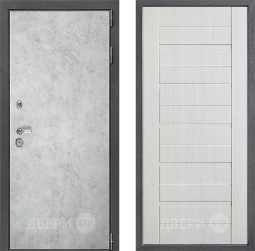 Входная металлическая Дверь Дверной континент ДК-3/743 ФЛ-70 Лиственница белая в Лыткарино