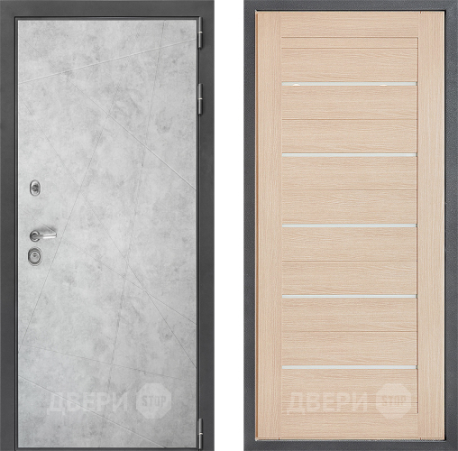 Входная металлическая Дверь Дверной континент ДК-3/743 ФЛ-46 Капучино в Лыткарино