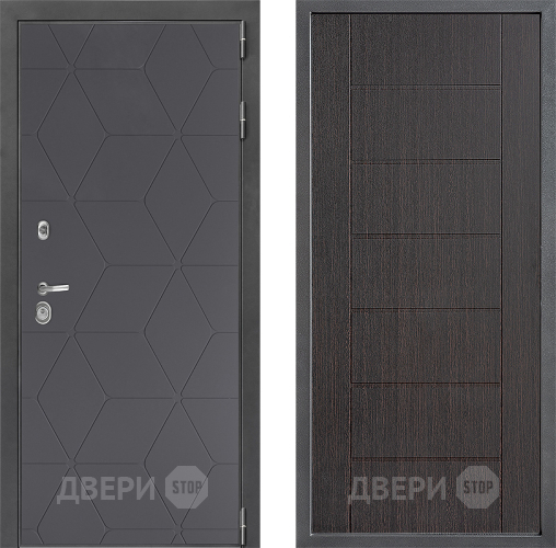 Входная металлическая Дверь Дверной континент ДК-3/744 ФЛ-Лайн Венге в Лыткарино