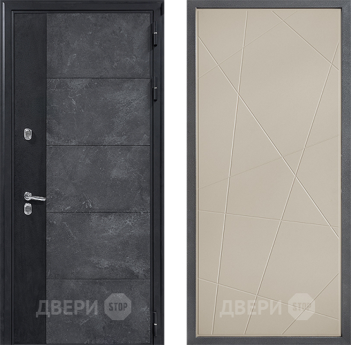 Входная металлическая Дверь Дверной континент ДК-15 Бетон ТЕРМО ФЛ-655 Капучино в Лыткарино