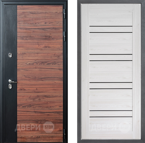 Дверь Дверной континент ДК-15 Красное Дерево ТЕРМО ФЛ-49 Сосна белая в Лыткарино